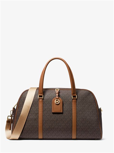 michael kors heritage weekender bag|weekender bag women Michael Kors.